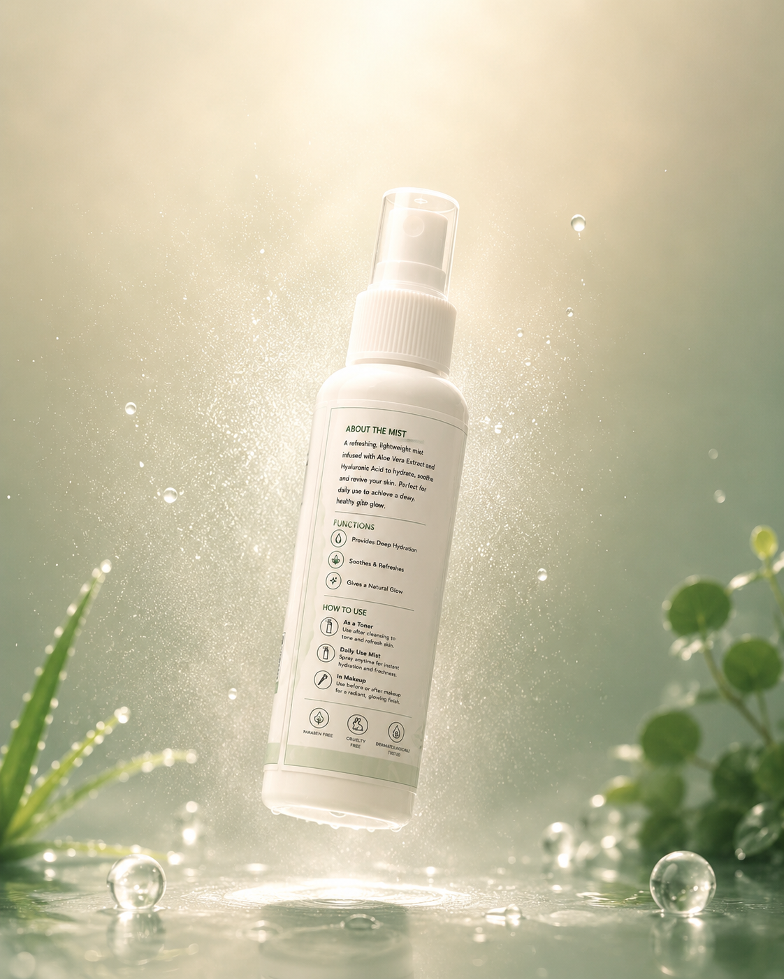 Hydrating & Glowing Mist — With Aloe Vera & Hyaluronic Acid